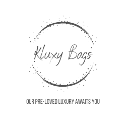kluxy bags transparent logo with slogan